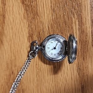 Owl Clock Locket Necklace
